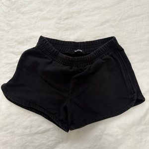 talentless black dolphin shorts, size xs
